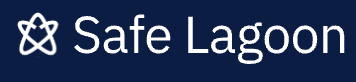 The Safe Lagoon logo, featuring a stylized protective shield representing the brand's commitment to family digital safety and parental control solutions.